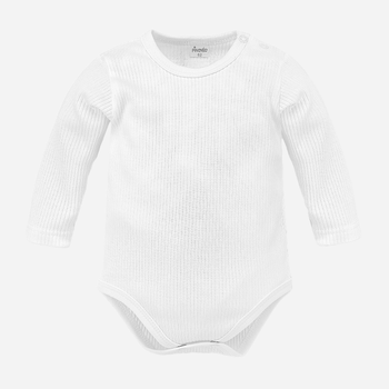 Body dla dziecka Pinokio Lovely Day White Body LS 80 cm White Stripe (5901033312410)