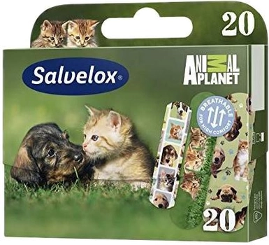 Пластыри Salvelox Animal Planet 20 шт (7310610012762)