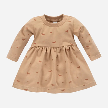 Sukienka dziecięca Pinokio Wooden Pony Dress 80 cm Brown Pattern (5901033282751)