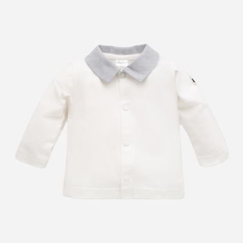 Дитяча сорочка для хлопчика Pinokio Charlie Baby Jacket 68-74 см Ecru (5901033292910)