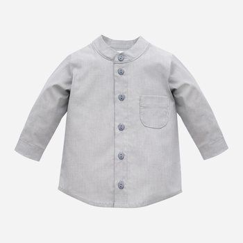 Дитяча сорочка для хлопчика Pinokio Charlie Shirt 68-74 см Сіра (5901033293542)