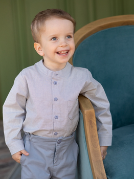 Koszula dziecięca Pinokio Charlie Shirt 80 cm Grey (5901033293566)