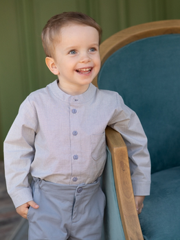 Koszula dziecięca Pinokio Charlie Shirt 86 cm Grey (5901033293573)