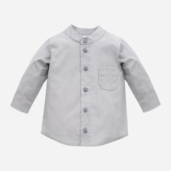 Дитяча сорочка для хлопчика Pinokio Charlie Shirt 92 см Сіра (5901033293405)