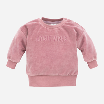 Bluza bez kaptura dziewczęca Pinokio Magic Vibes Sweatshirt 68-74 cm Różowa (5901033295089)