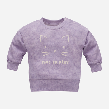 Дитячий світшот для дівчинки Pinokio Lilian Sweatshirt 74-76 см Фіолетовий (5901033305061)