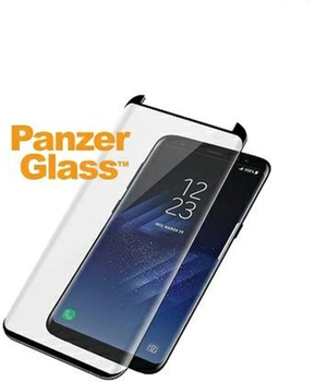 Захисне скло PanzerGlass Curved Super+ для Samsung Galaxy S8 SM-G950 Чорне (5711724071225)