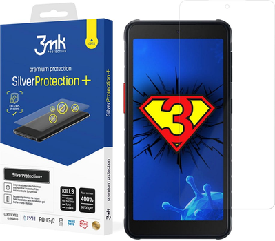 Захисна плівка 3MK SilverProtection+ для Samsung Galaxy Xcover 5 антибактеріальна (5903108399531)