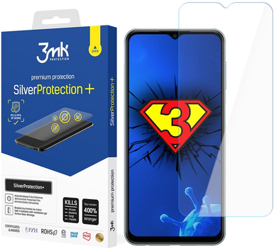 Захисна плівка 3MK SilverProtection+ для Samsung Galaxy M23 5G антибактеріальна (5903108465342)