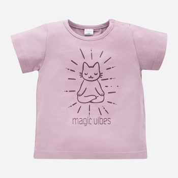 Koszulka dziecięca dla dziewczynki Pinokio Magic Vibes 80 cm Różowa (5901033296949)