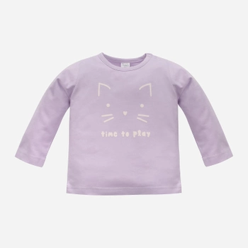 Дитяча футболка з довгими рукавами для дівчинки Pinokio Lilian Blouse 110 см Фіолетова (5901033305214)