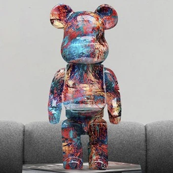 Фигурка BauTech Мишки Bearbrick коллекционная 27 см Разноцветный (1012-936-00)
