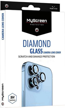 Szkło ochronne MyScreen Diamond Edge 3D do Apple iPhone 14 Pro / 14 Pro Max purpurowy (5904433218177)