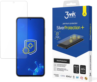 Захисна плівка 3MK SilverProtection+ для Samsung Galaxy S23+ антибактеріальна (5903108512626)