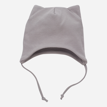 Чепчик Pinokio Hello Wrapped Bonnet 34-36 см Grey (5901033291593)