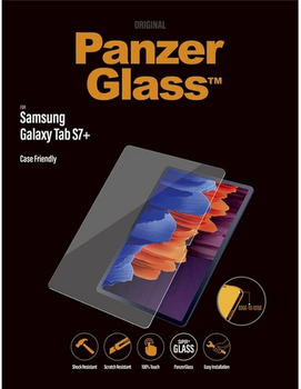 Захисне скло Panzer Glass E2E Super Plus для Samsung Galaxy Tab S7 Plus/S8 Plus (5711724072420)