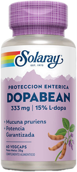 Амінокислота Solaray Dopabean 60 капсул (76280444834)