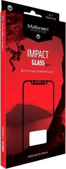 Szkło hybrydowe MyScreen ImpactGlass Edge 3D do Apple iPhone X/Xs/11 Pro czarne (5901924950271)