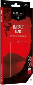 Szkło hybrydowe MyScreen ImpactGlass do Apple iPhone 11/Xr czarne (5901924957171)