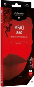 Szkło hybrydowe MyScreen ImpactGlass do Apple iPhone 12 mini czarne (5901924983965)