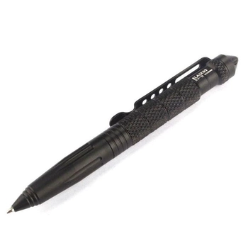 Тактична ручка зі склобоєм Laix B2-H з авіаційного алюмінію, чорна (100252)