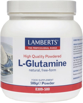 Амінокислота Lamberts L Glutamina Polvo 500 г (5055148403737)
