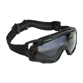 Тактические очки маска FMA Si-Ballistic Googgles с охлаждением Black (885601) Kali