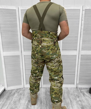 Армійський зимовий водонепроникний костюм Softshell (куртка та штани) на флісі та синтепоні (Камуфляж Мультикам) XL