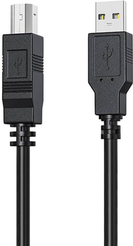 Кабель HP USB AM-BM, 2.0 м Black (DHC-PT100-2M)