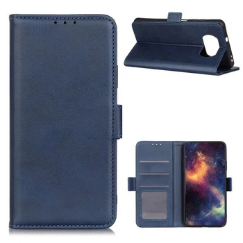 Чехол Deexe Pocket Wallet для Xiaomi Poco X3 / Poco X3 Pro - Blue