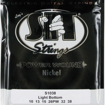 Струны для электрогитары SIT S1038 Light Bottom Power Wound Nickel (10-38)