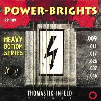 Струни для електрогітари Thomastik-Infeld Power Bright PB109 Regular Bottom Light 9/42