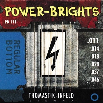 Струны для электрогитары Thomastik-Infeld Power Bright PB111 Regular Bottom Medium 11/46