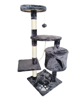 Кігтедралка, будиночок, дряпка для кішок AVKO CatTree 1049 Grey