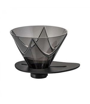 NEW HARIO V60 One Pour Dripper MUGEN пуровер Мюген, размер 02, черний ( VDMU-02-TB ) VDMU-02-TB