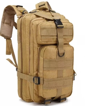 Рюкзак военный тактический штурмовой MHZ Molle Assault B02 20 л, песочный
