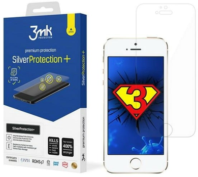 Захисна плівка 3МК Silver Protect+ для Apple iPhone 5 / 5s / SE (5903108305112)