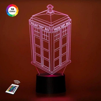 Ночник-светильник 3D "Тардис" 26х12 см 3DTOYSLAMP (2000002621799)