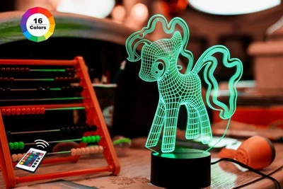 3D ночник-светильник "My Little Pony" 3DTOYSLAMP 25х18 см (osv0001518)