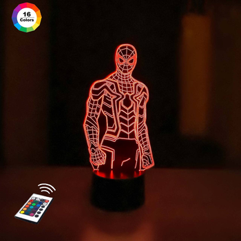 Ночник-светильник 3D "Человек-Паук 2" 3DTOYSLAMP 23х12 см 000262091