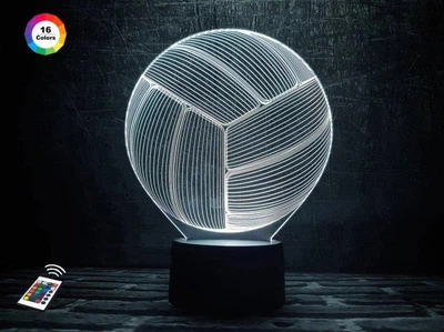 Ночник-светильник 3D "Волейбольный мяч" 3DTOYSLAMP 22х17 см 000262145