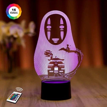 Ночник-светильник 3D "Каонаси (Унесенные призраками)" 3DTOYSLAMP 25х15 см 000262579
