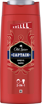 Żel pod prysznic i szampon Old Spice 2-w-1 Captain 675 ml (8006540280140)