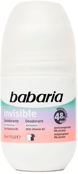 Дезодорант Babaria Invisible Roll On 50 мл (8410412280198)