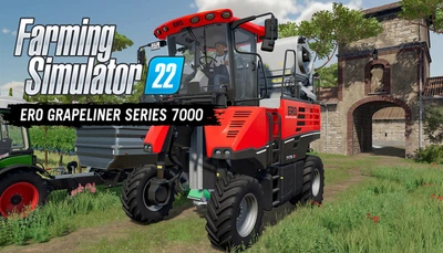 Дополнение Farming Simulator 22 - ERO Grapeliner Series 7000 для ПК (Ключ активации Steam)
