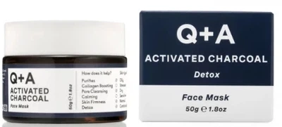 Маска для лица "Детокс" с активированным углём Q+A Activated Charcoal Face Mask, 50 г (9300)