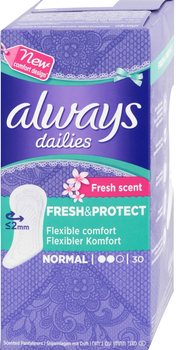 Щоденні прокладки Always Dailies Fresh & Protect Normal 30 шт (4015400743545)