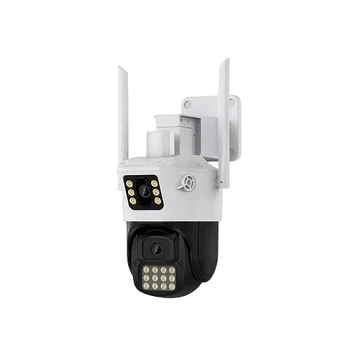 Камера видеонаблюдения PTZ уличная WiFi A23 (3mp➕3mp) (ICSEE)