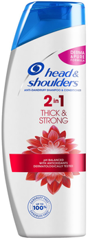 Szampon Head & Shoulders Thick & Strong 2 in 1 Shampoo and Conditioner for Dandruff 360 ml (4084500257573)
