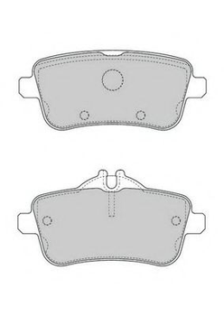 Гальмівні колодки, дискові Ferodo (FDB4169)